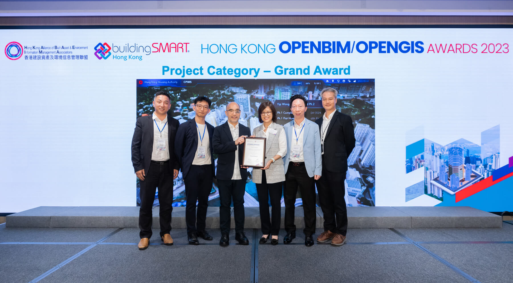Honour from Hong Kong openBIM/openGIS Award