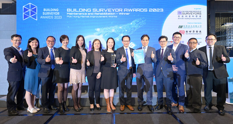 Pok Hong Market Improvement Works Receives Two Awards